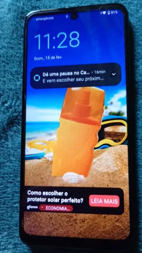 G 14 com carregador original 