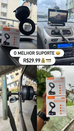 Suporte de celular com ventosa