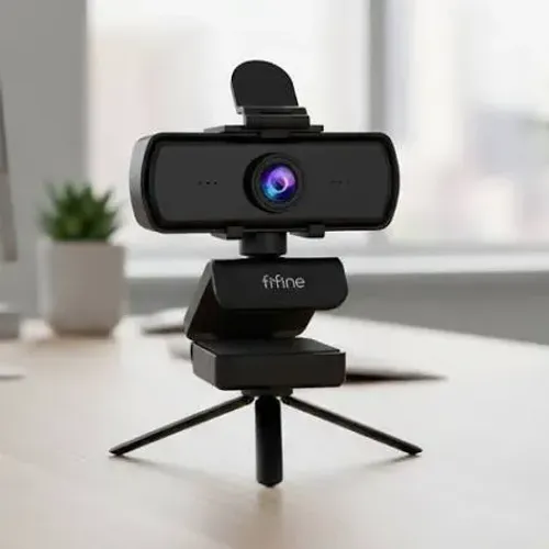 Webcam Fifine K420 2k 1440p C/ Tripe E Microfone Embutido