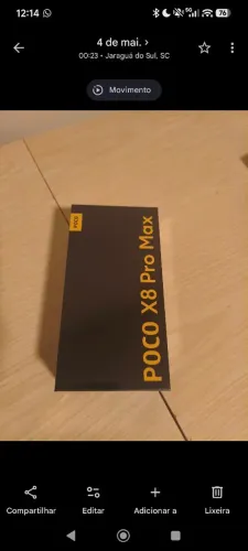 Celular POCO X8 PRO MAX (256GB) (NOVO)