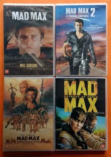 Dvd (Lacrados) Coleção Mad Max - Mel Gibson