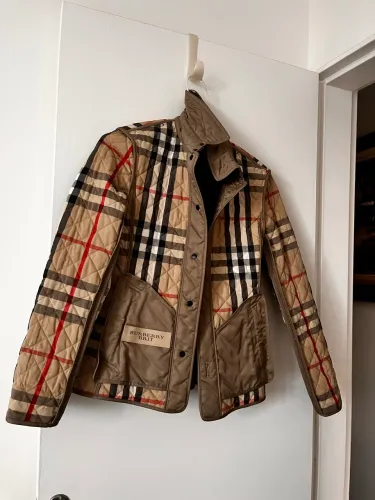 Jaqueta Matelassê Burberry Brit Original/Marrom Tam XS/TP/ 36 ao 40