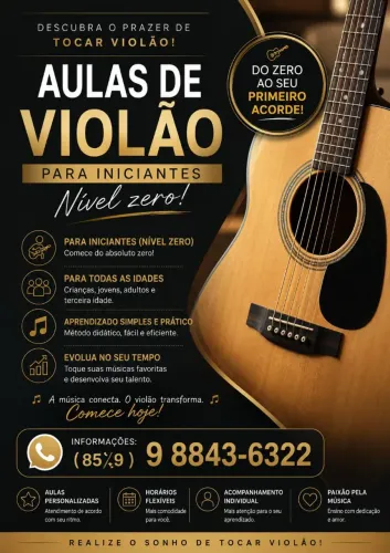 Aulas particulares de violão