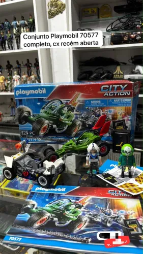 Conjunto Playmobil 70577 completo novo com caixa e manual