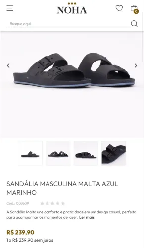 BIRKEN NOHA PRETO, AZUL TAM. 41
