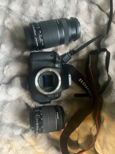 DRLS Canon T51 e Microfone Rode VideoMic Pro