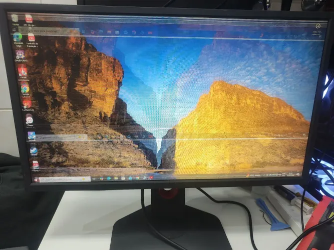 Monitor Benq 244hz Zowie XL2546K - Com defeito