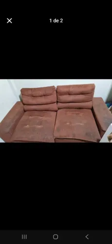 Sofa retratil 2mt precisa de lavagem