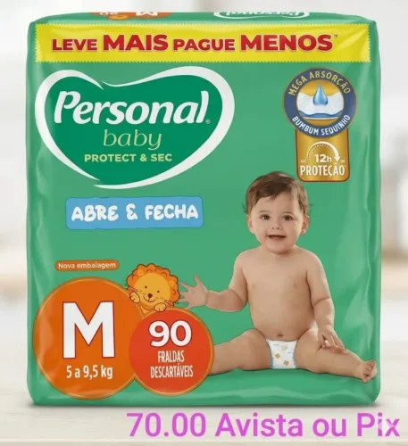 Fralda Personal Fita, 70.00 Espécie ou Pix 
