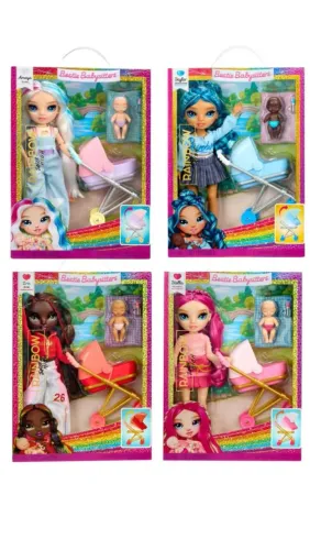 Encomenda Rainbow High Babá Bestie Babysitters