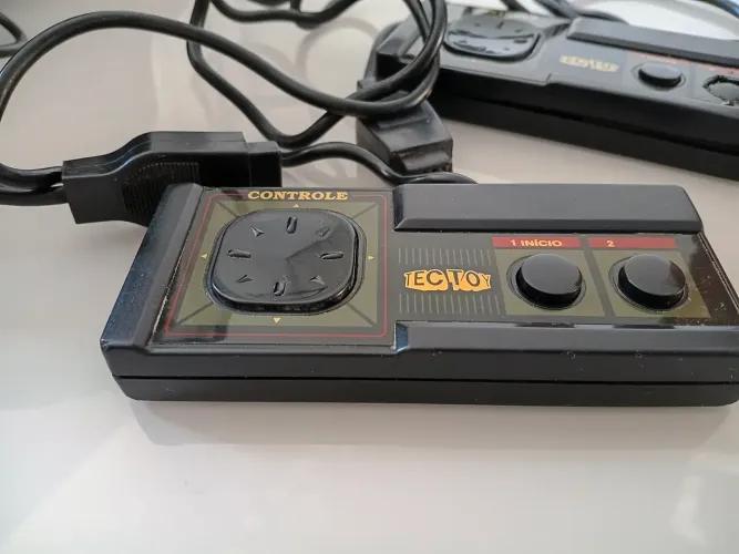 Lote 2 controles sega master system 1 tectoy