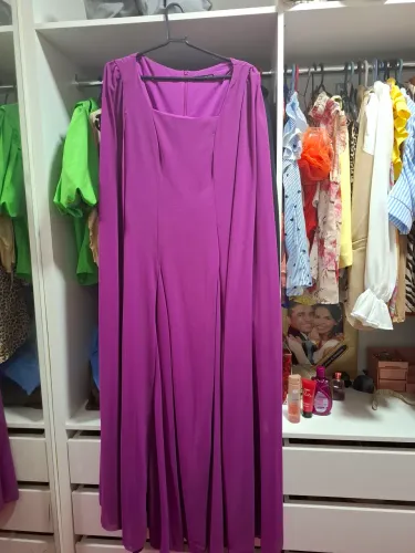 Vestido de festa roxo tamanho p sem uso