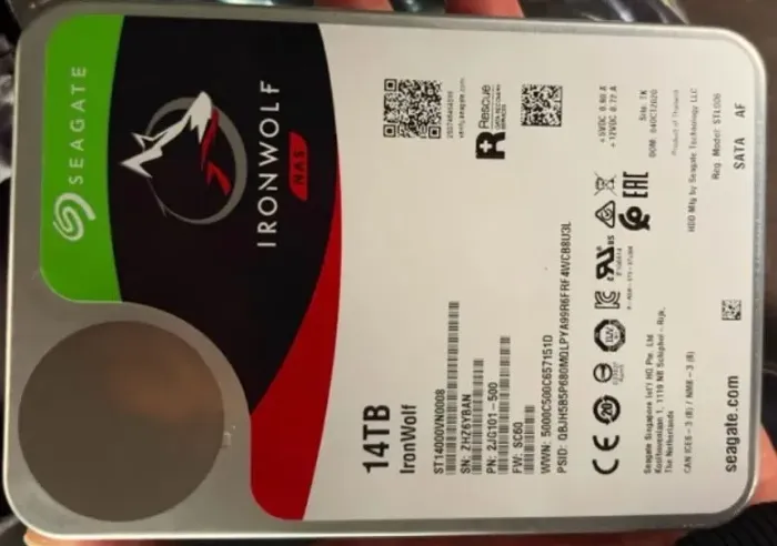 ? HD Seagate IronWolf NAS 14TB - Excelente Estado!