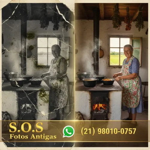 Restauração de Fotos Antigas sem você sair do sofá de casa!!