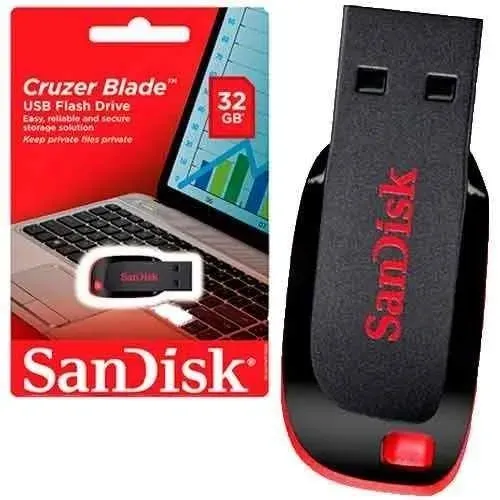 PENDRIVE 32GB SANDISK Z50 - NOVO 4296