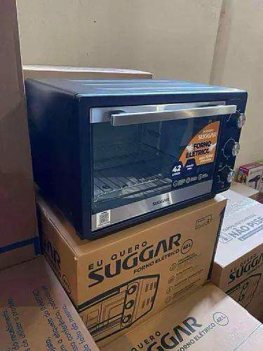 FORNO ELÉTRICO SUGGAR 42 LITROS PRETO NOVO