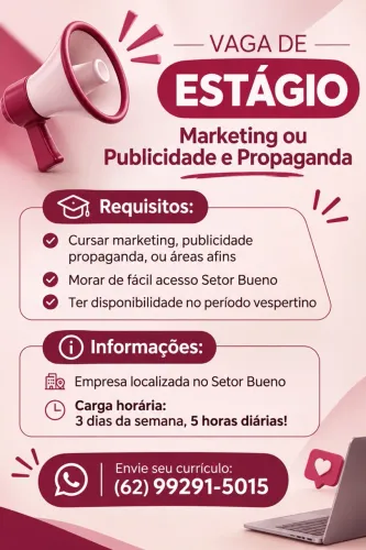 Vaga de Estágio