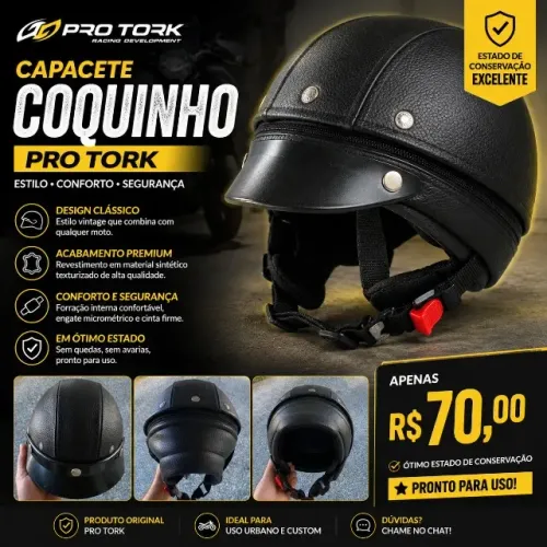 Capacete Coquinho Protork
