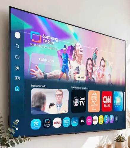 TV 55 SAMSUNG QLED 4K - IMPECÁVEL - NA CAIXA - VENDO OU TROCO POR TV MAIOR