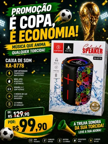 Caixa de Som 10W 