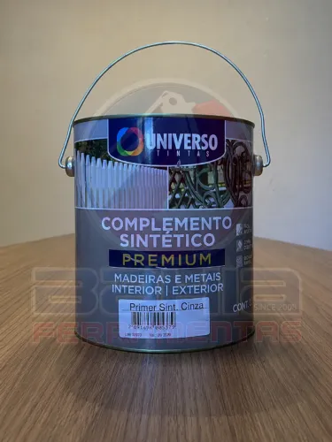 GALÃO DE TINTA ESMALTE PRIME SINTÉTICO CINZA 3,6 LITROS MARCA-(UNIVERSO) A PRONTA ENTREGA