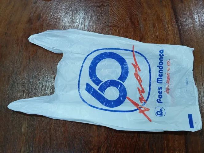 Sacolas oficial 60 anos supermercado pães mendonca 