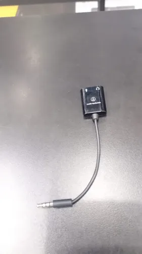 Microfone de Lapela Audio Technica ATR3350iS- FUNCIONANDO (Botão Power Danificado)