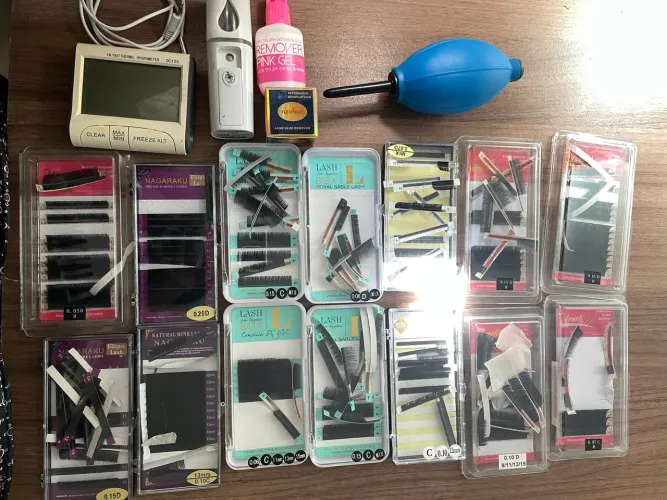 Material extensão de cílios