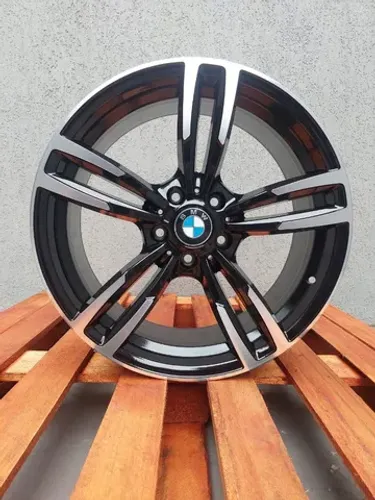 Roda aro 19 Bmw M3 preta com diamantado 5x120 jogo