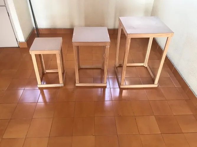 Banco de apoio decoração aniversário