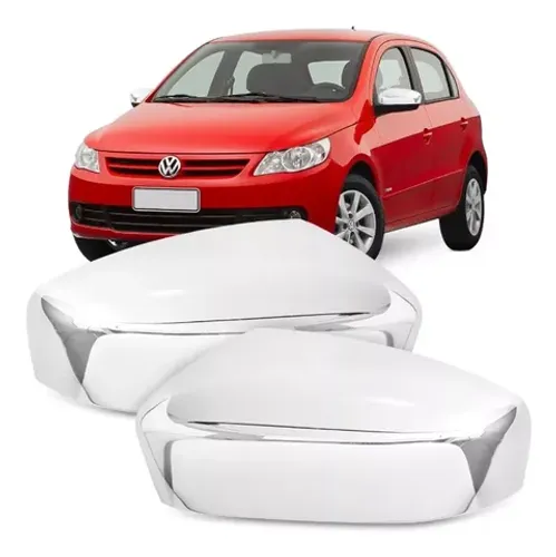 Aplique Volkswagen Gol G5 - Retrovisor Cromado - LD LE