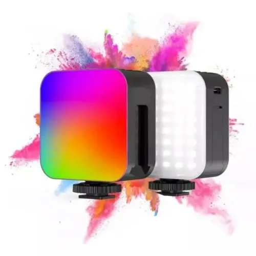 Iluminador Led Luz De Vídeo Rgb Para Câmera Painel de Led