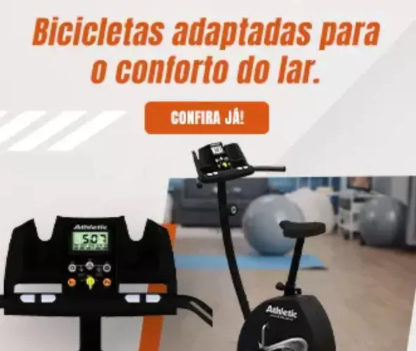 Bicicleta ergométrica para residência 