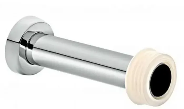 Tubo Ligação 30cm  Docol Cromado todo de metal