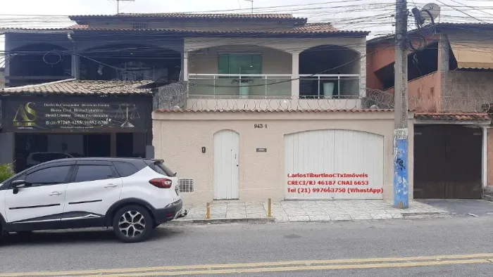 PC946 Vendo Casa Duplex Centro São Gonçalo, 3 Qtos, 1 Suíte, 3 Salas, 2 Cozinhas, 3 Vagas