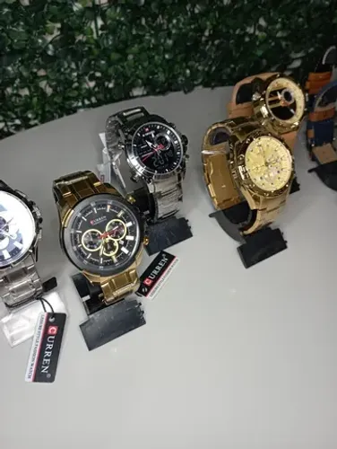 RELÓGIOS MASCULINOS ORIGINAIS DE LUXO CASUAL MARCA CURREN E NAVIFORCE APROVA DÁGUA