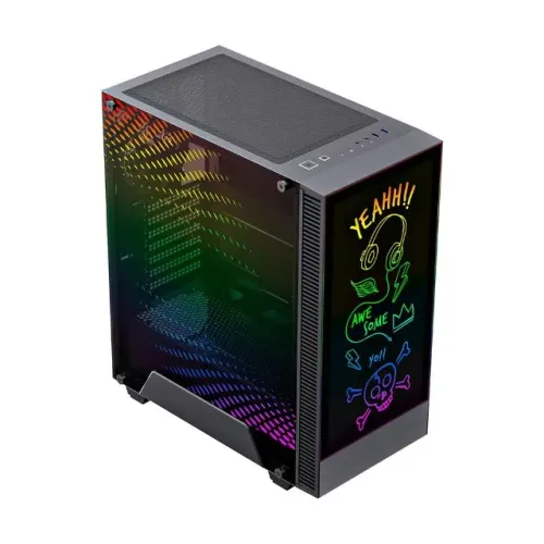Gabinete Gamer Gamemax Kreator Com Led Rgb Frontal e - WZetta