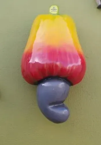 Peças de fibra decorativa 