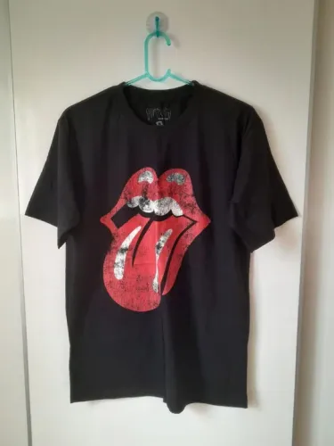 Camiseta The Rolling Stones da Fatum Tam. M (Nova)