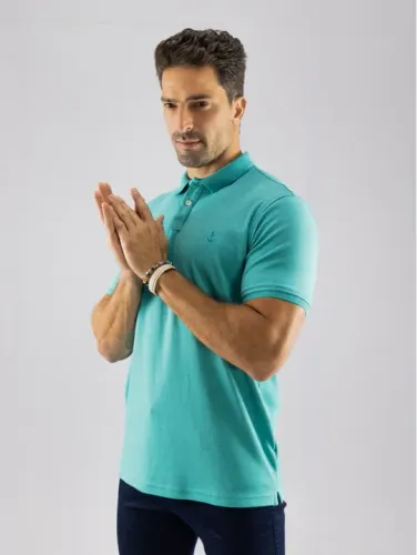 Camiseta Gola Polo Masculina Verde 