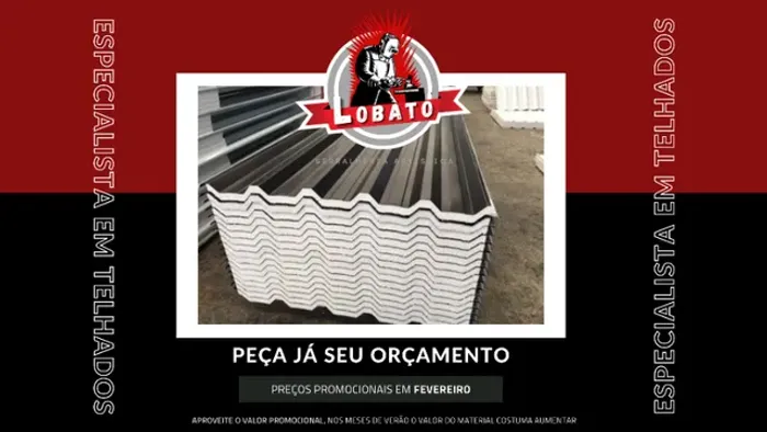 Telhado barato - Telhado galvanizado - Telhado Sanduiche