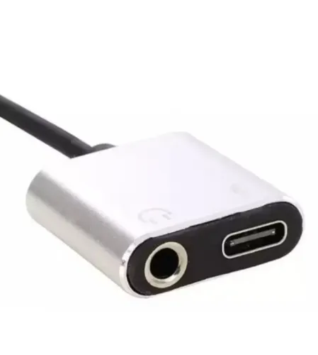 Adaptador de fone de ouvido e carregador USB C, USB tipo C<br>