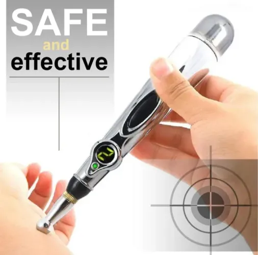 Caneta massagem acupuntura localizada estímulo terapia e alívio das dores