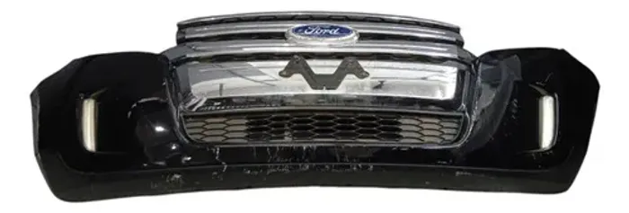 Parachoque Dianteiro Ford Edge 2010 2011 2012 Detalhe Preto