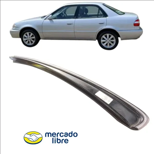 Friso lateral traseira esquerda toyota corolla 2002