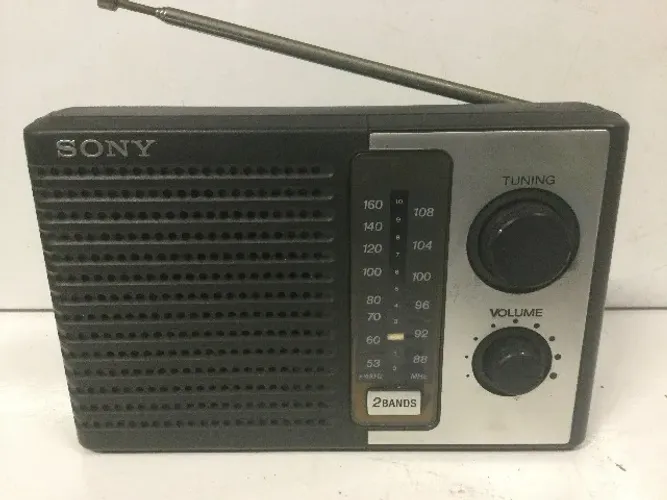 radio antigo sony am fm