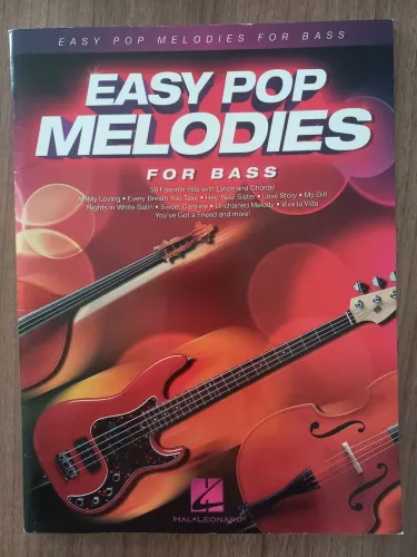 Livro Easy Pop Melodies For Bass - Hal Leonard