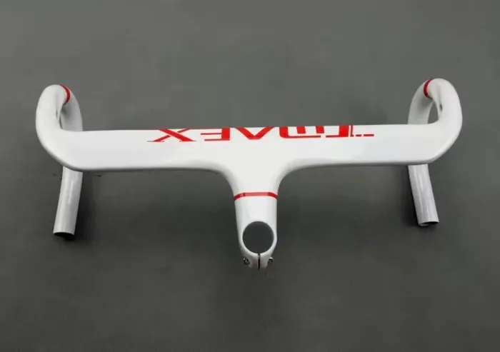 TMAEX - Guidão de fibra de carbono para bicicleta de estrada