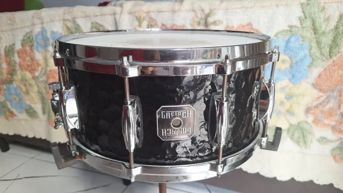 Caixa Gretsch Black Hammered (Martelada) 14"x6.5"
