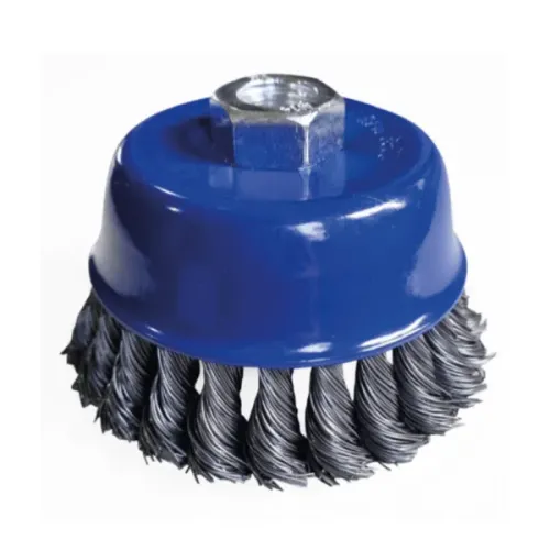Escova De Aço Trançado Copo 4' X M14